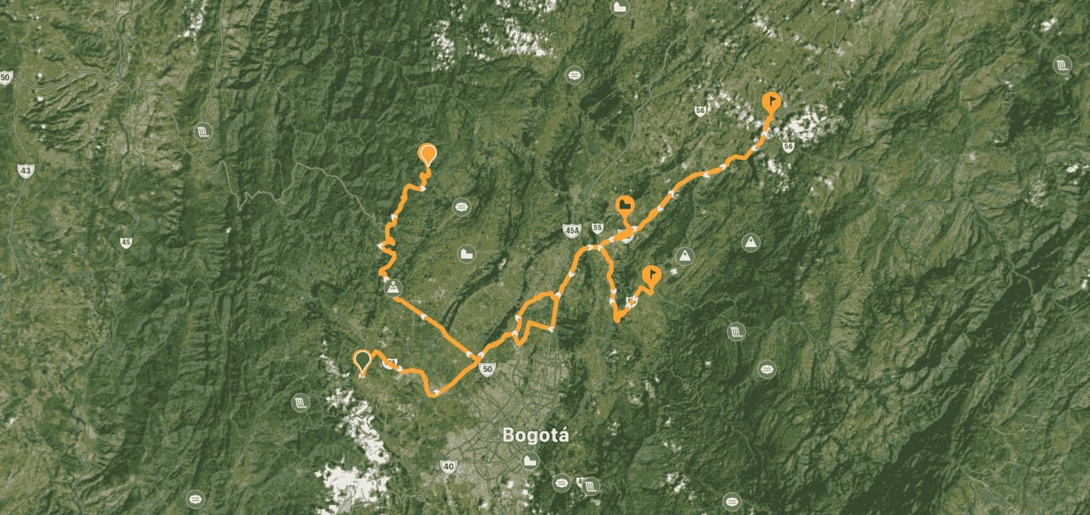 Mapa del recorrido