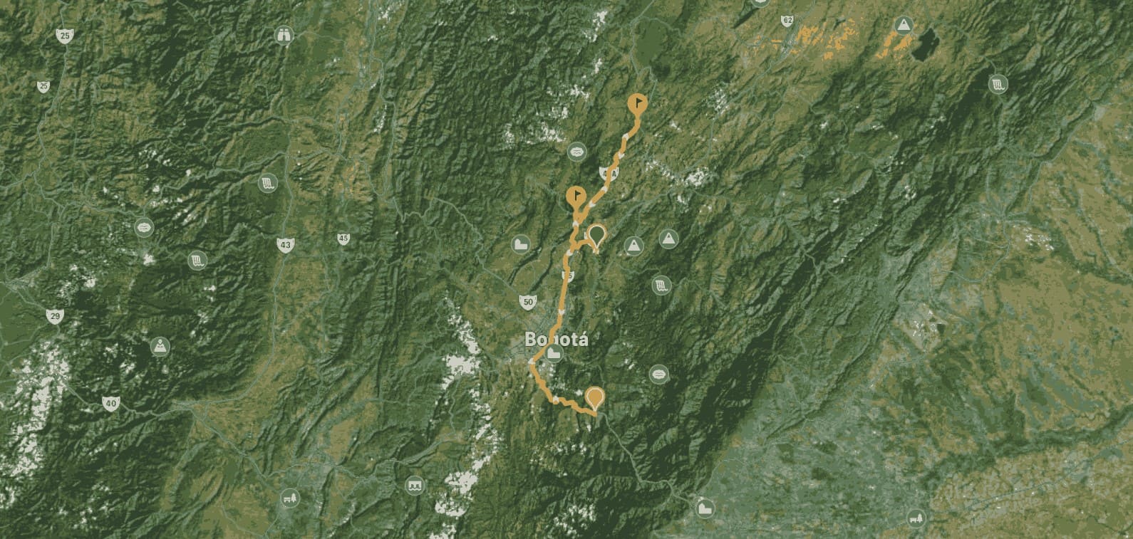 Mapa del recorrido