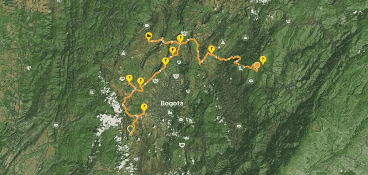 Mapa del recorrido