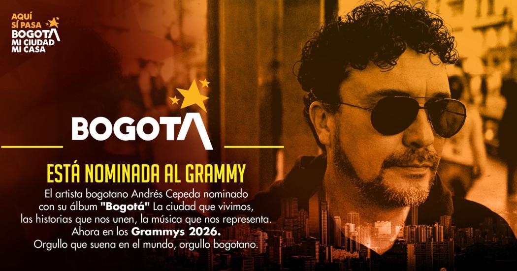 Bogotá suena a Grammy: la ciudad que inspira a Andrés Cepeda