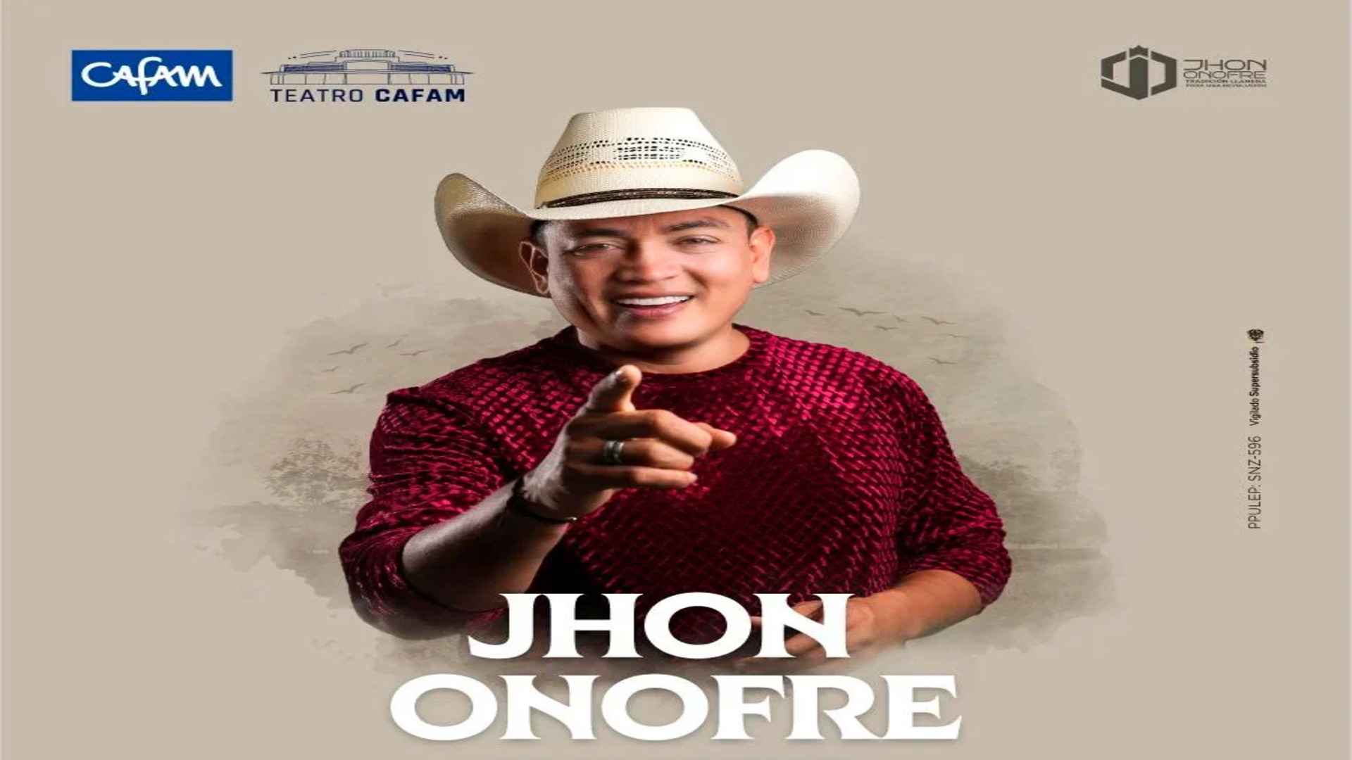 Jhon Onofre en Concierto