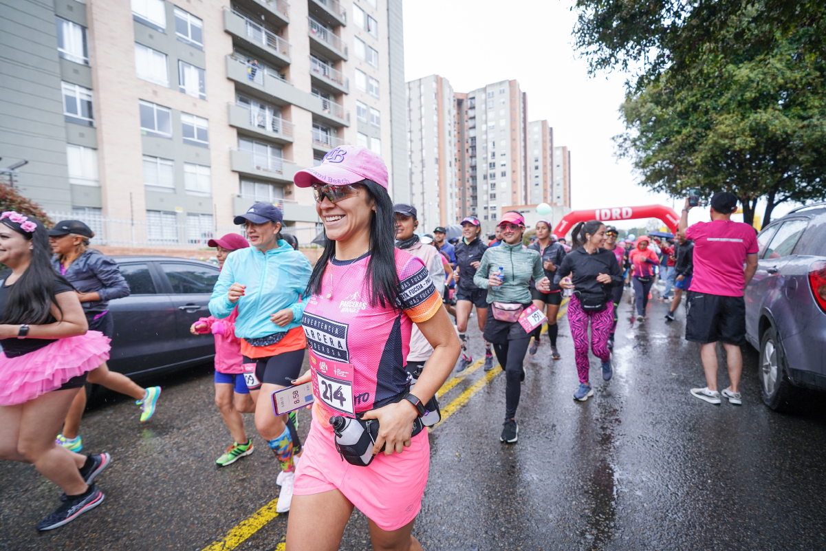 'Ruta Fucsia' es una de las tantas competencias que se llevan a cabo durante el año en Bogotá. Foto: IDRD.