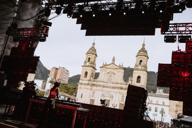 Monumentum ha convocado cerca de 42.000 asistentes. Foto: Cortesía IDARTES.