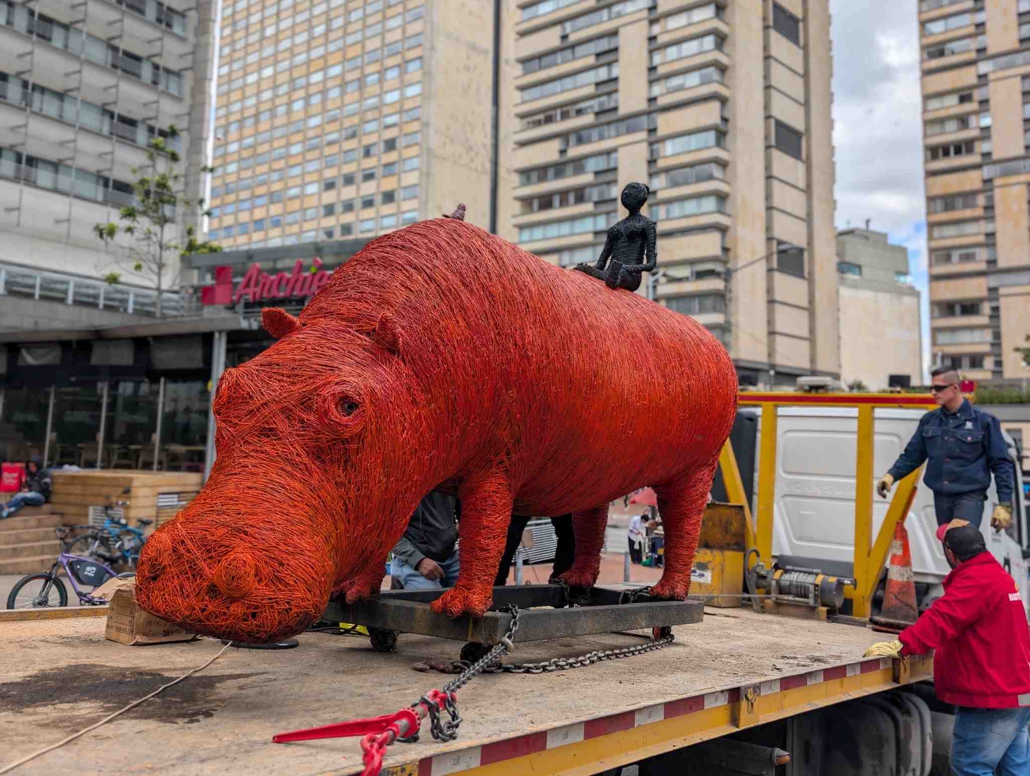 Resiliencia estará instalada por dos años en el pasaje Murillo Toro. Foto: Cortesía de Alcaldía Mayor de Bogotá, tomada de https://bogota.gov.co/