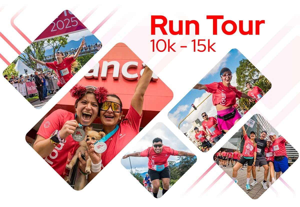 La Run Tour Avianca se correrá el 4 de octubre. Foto: Cortesía de Run Tour Avianca 2026, tomada de https://www.runtouravianca.com/2026/