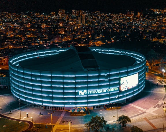 El Movistar Arena es uno de los escenarios del mundo con mayor capacidad . Foto: Ricardo Báez - IDT