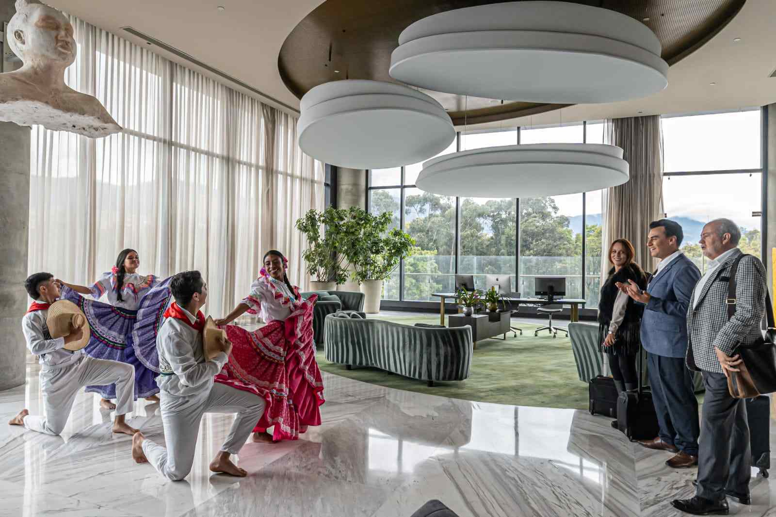 Muestra de danza en el Hotel Hilton de Corferias. Foto: Stefanía Álvarez - Archivo IDT
