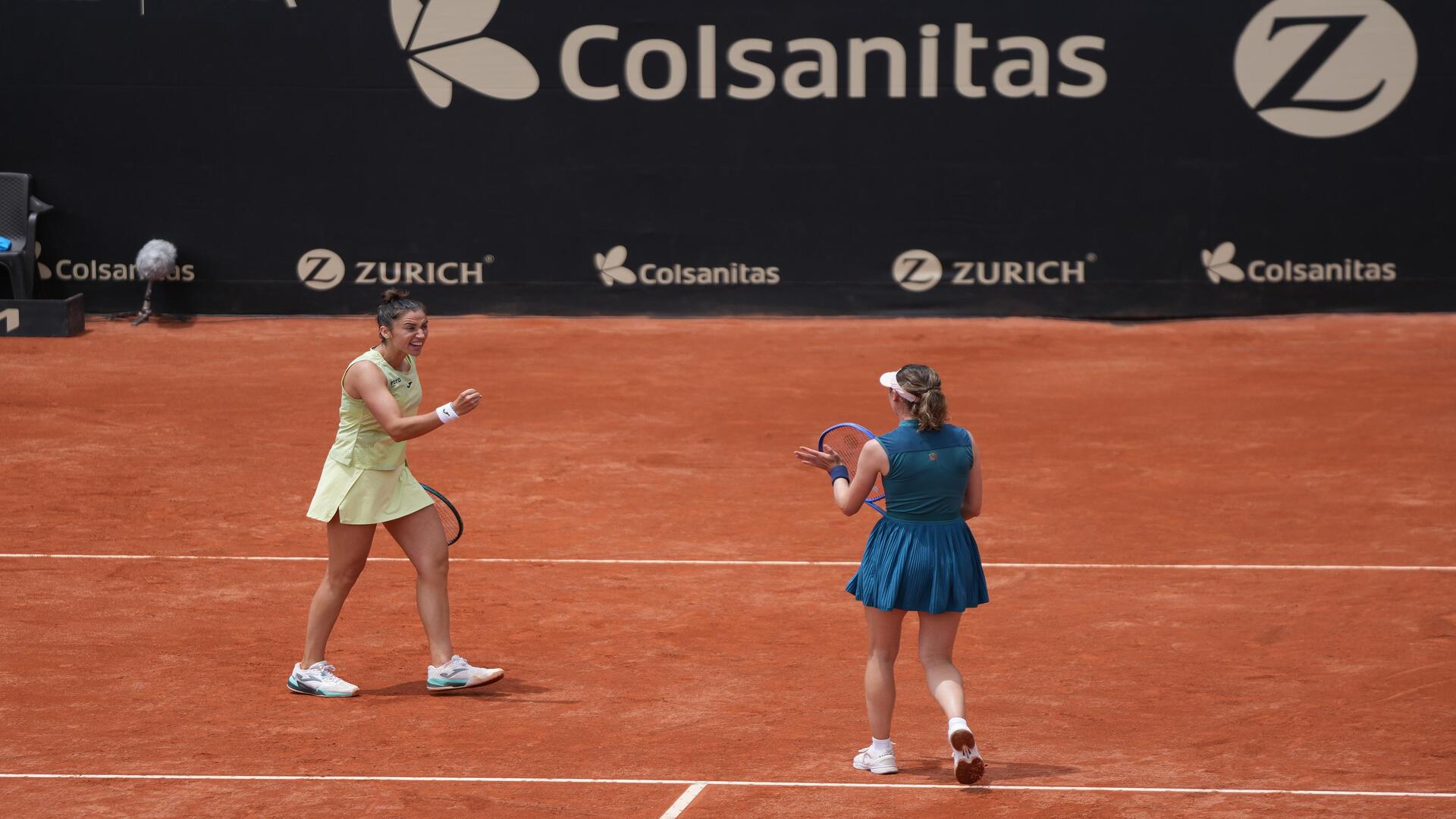 Emoción en la cancha central del Country Club. Fotografía de la Copa Colsanitas.