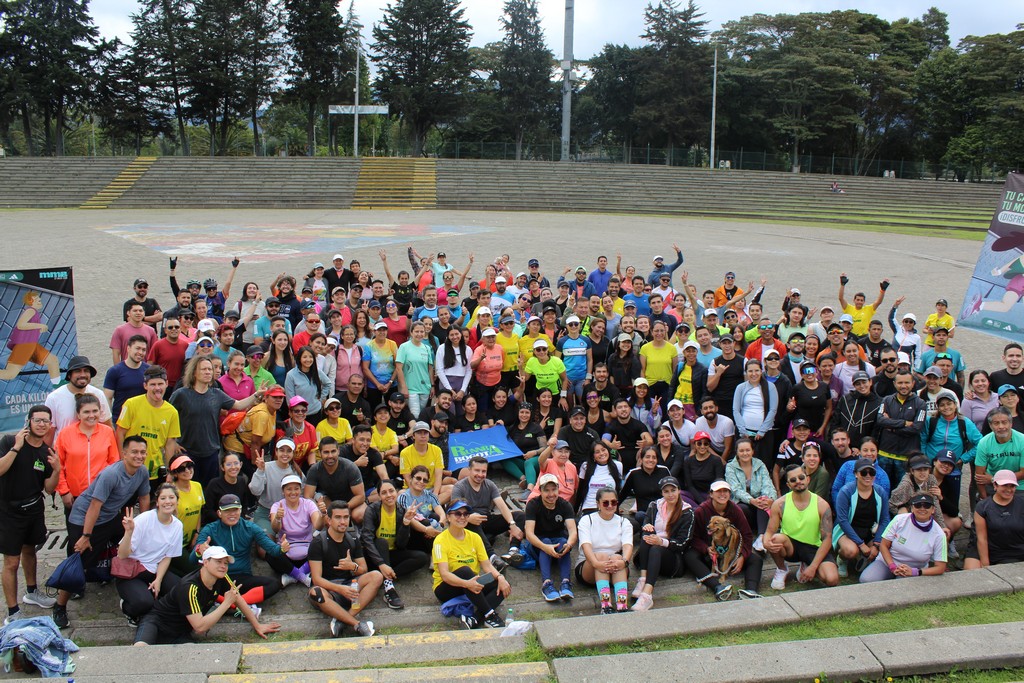 Entrenamientos media maratón de Bogotá. Foto: MMB