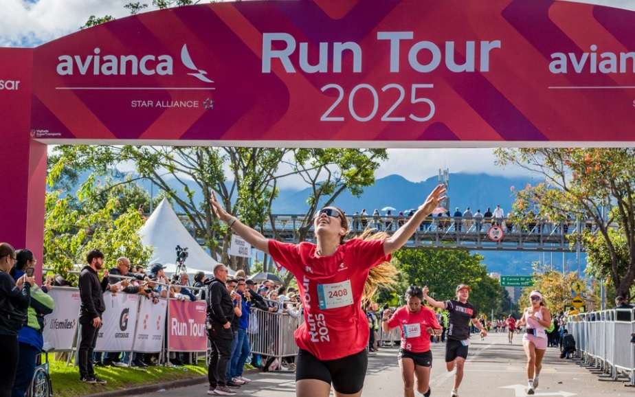 La Run Tour Avianca se convierte en una de las grandes citas del 2026 en Bogotá. Foto: Cortesía de Run Tour Avianca 2026, tomada de https://www.runtouravianca.com/2026/
