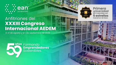 XXXIV Congreso Internacional AEDEM 2026 en Bogotá | Economía, innovación y administración