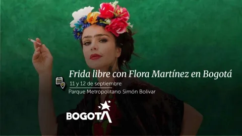 Frida libre con Flora Martínez en Bogotá