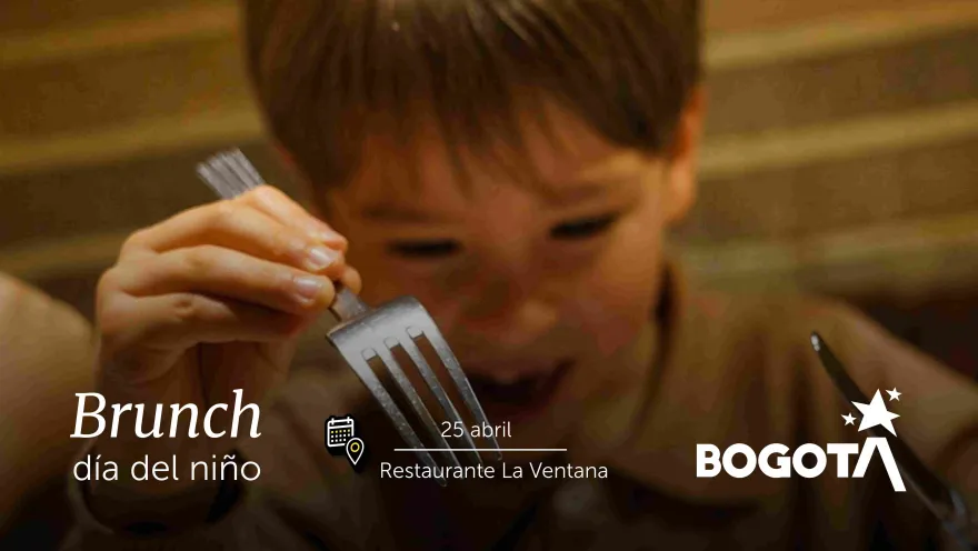 Invitación a disfrutar de un delicioso brunch del Día del Niño este 25 de abril en el Restaurante La Ventana. ¡Un plan para celebrar!