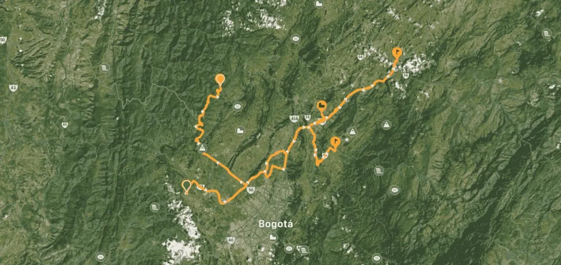 Mapa del recorrido